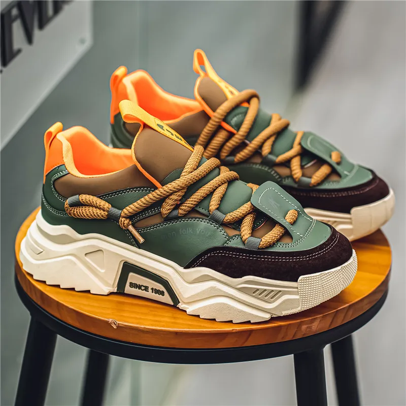 New Men's Casual Sneakers 2025 Spring Fashion Versatile Low-Top Skateboard Shoes for Men Suitable for Outdoor Sports - Image 4