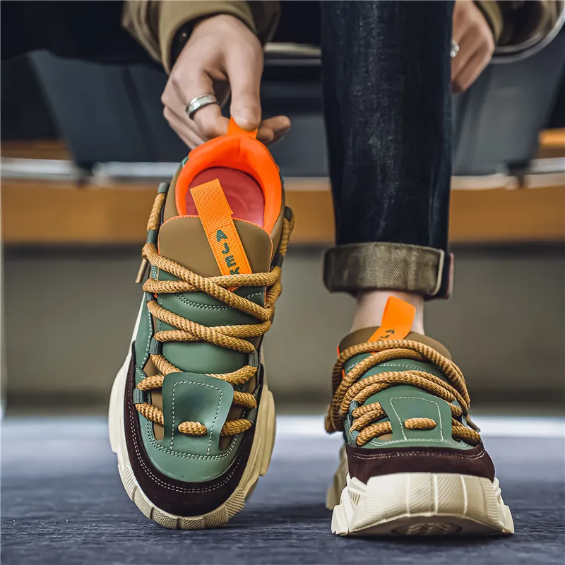 New Men's Casual Sneakers 2025 Spring Fashion Versatile Low-Top Skateboard Shoes for Men Suitable for Outdoor Sports - Image 5