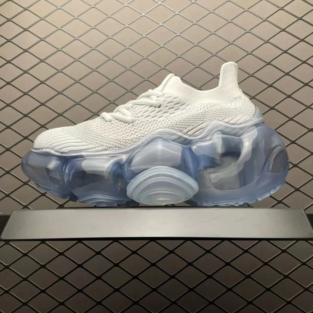 2025 New Japanese Air Cushion Women Chunky Sneakers Knitted Mesh Heightening Jelly Casual Sports Shoes High Quality Luxury Y2k - Image 4