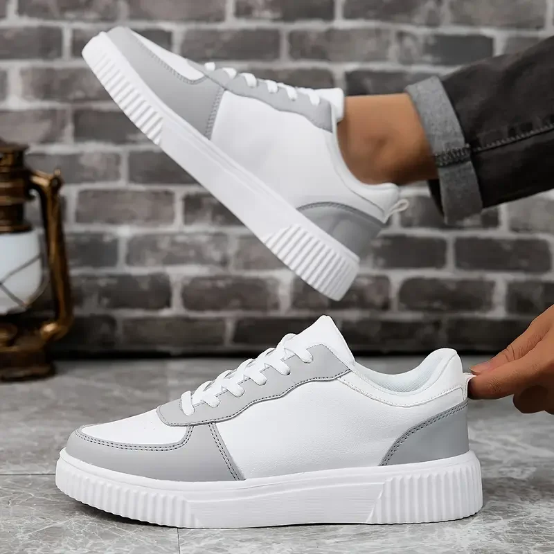 New Man Sneakers Fashion Skateboard Shoes Lightweight Casual Sneaker Outdoor Walking Shoes Couples Footwear Classic Black White - Image 6